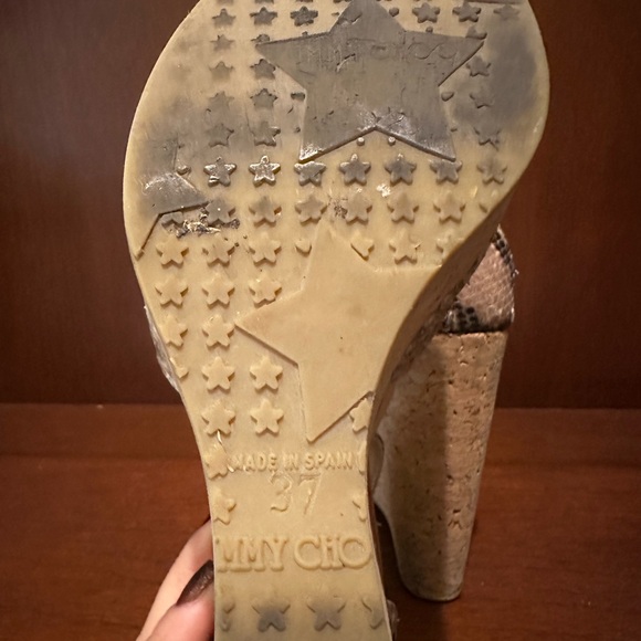 Jimmy Choo Python T-Strap Wedge
Sandals - Picture 9 of 9